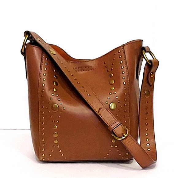 Frye Handbags - Frye Studded Leather Shoulder Tote
